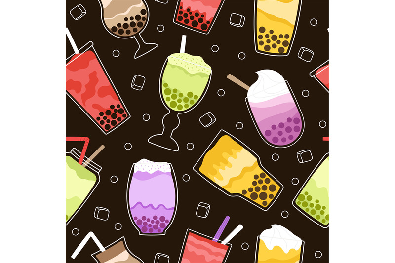 bubble-tea-seamless-pattern-bubbles-boba-drink-milk-shakes-backgroun