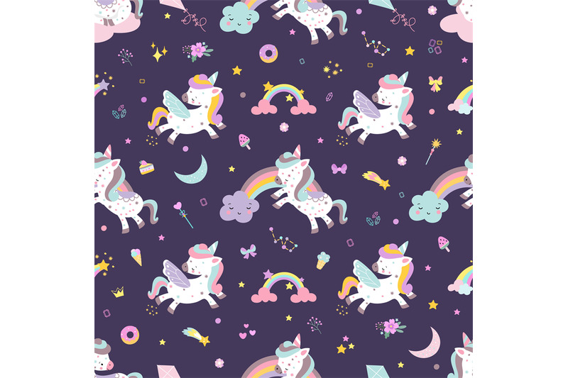 unicorn-seamless-pattern-kids-texture-for-clothes-childish-magic-fai