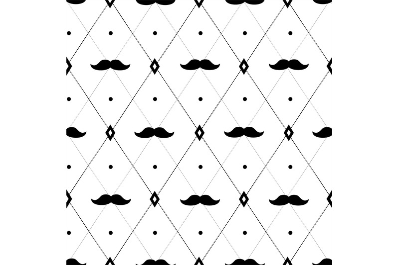 mustache-seamless-pattern-father-day-retro-texture-male-classic-fabr