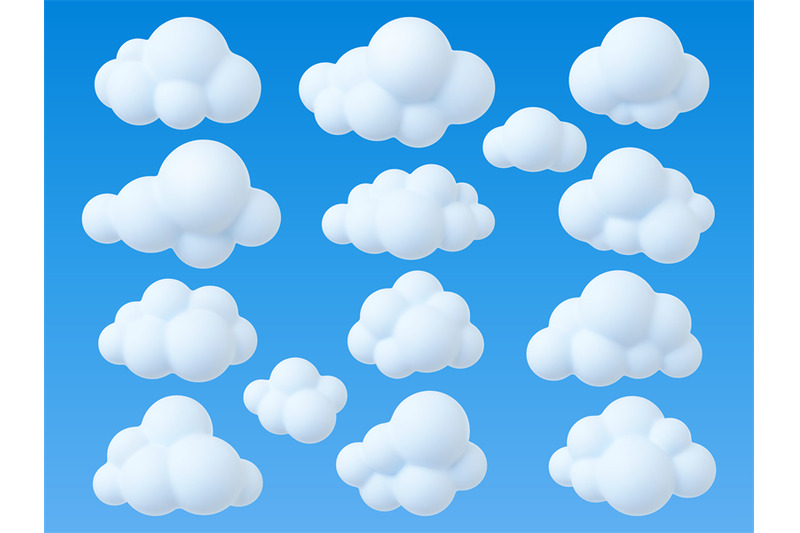 clouds-3d-design-abstract-soft-cloud-simple-design-sky-cartoon-eleme