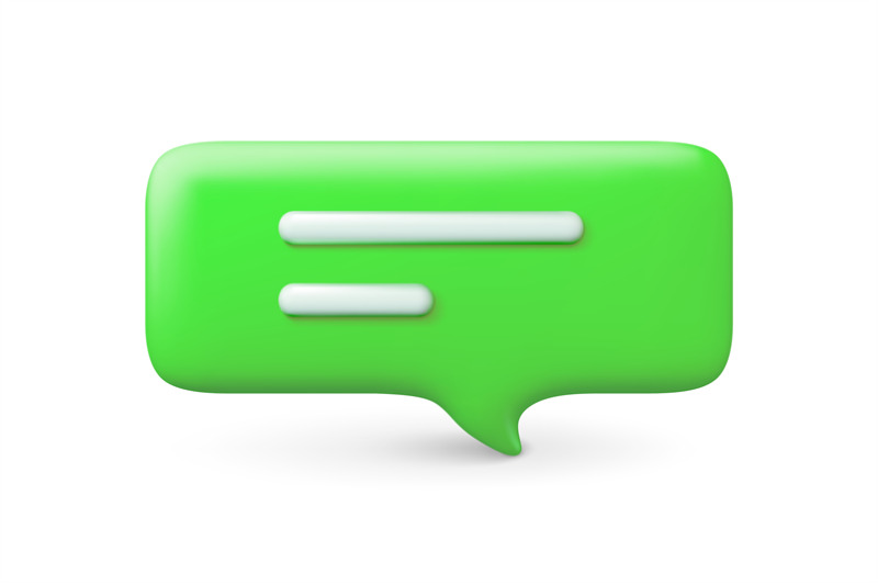 chat-box-3d-speech-bubble-message-acid-vector-icon-talk-or-thinking