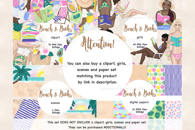 beach-digital-paper-rainbow-glitter-background-set