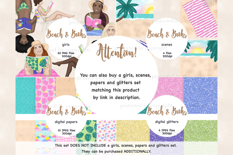 beach-clipart-collection-book-illustration-bundle