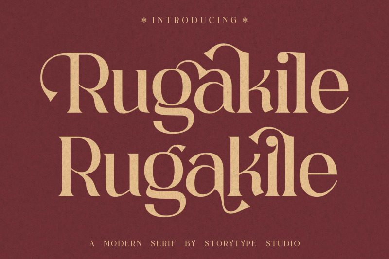 rugakile-typeface