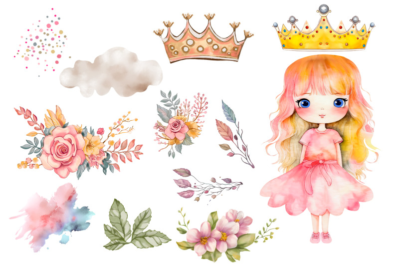 chibi-girl-cute-princess-in-crown