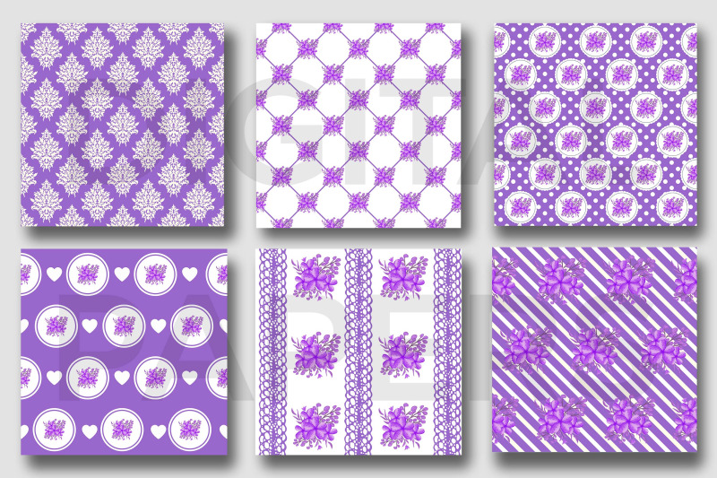 purple-shabby-chic-floral-digital-papers