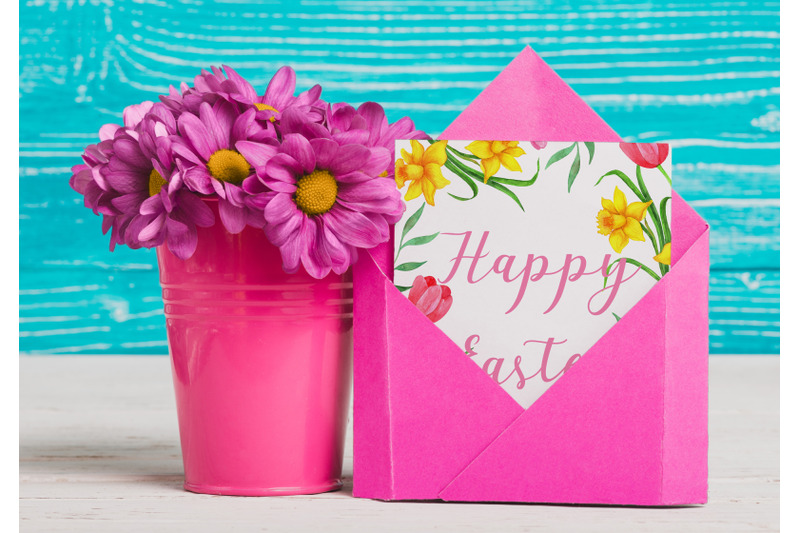 happy-easter-card-with-watercolor-flowers