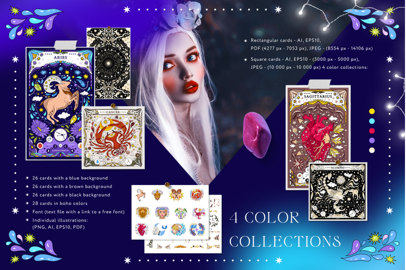magic-zodiac-posters-illustrations