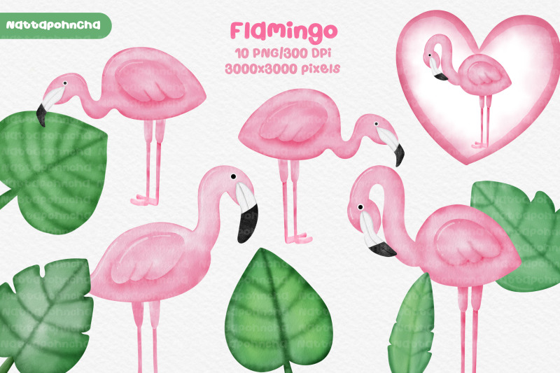 watercolor-pink-flamingo-clipart