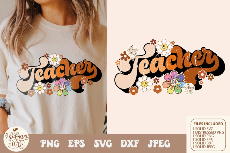 retro-teacher-with-daisy-svg-png-sublimation-distressed-png-sublimati