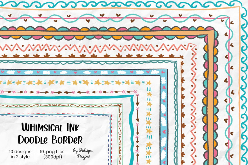 10-whimsical-ink-doodle-border-page-border-bullet-journal