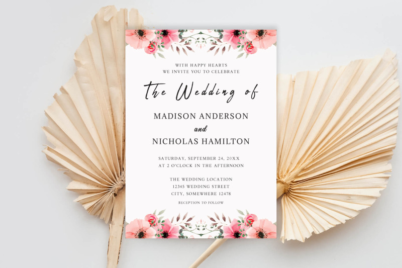 pink-peony-flowers-wedding-invitation