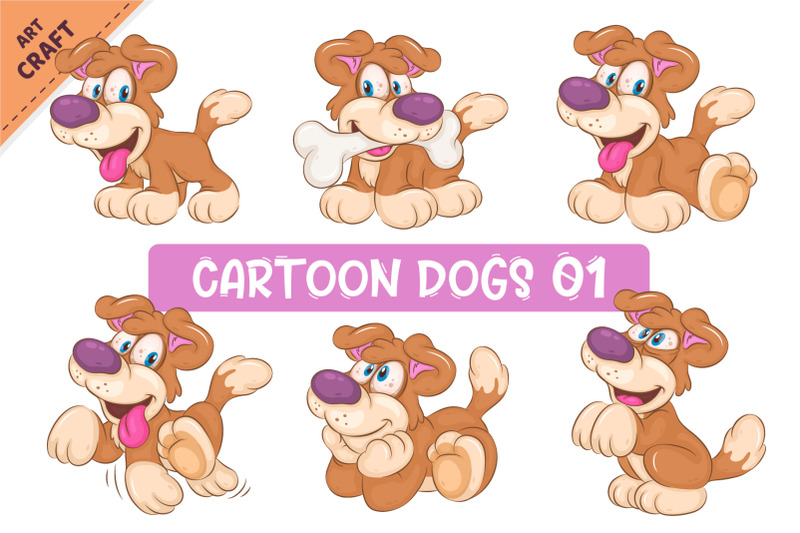 set-of-cartoon-dogs-01-clipart