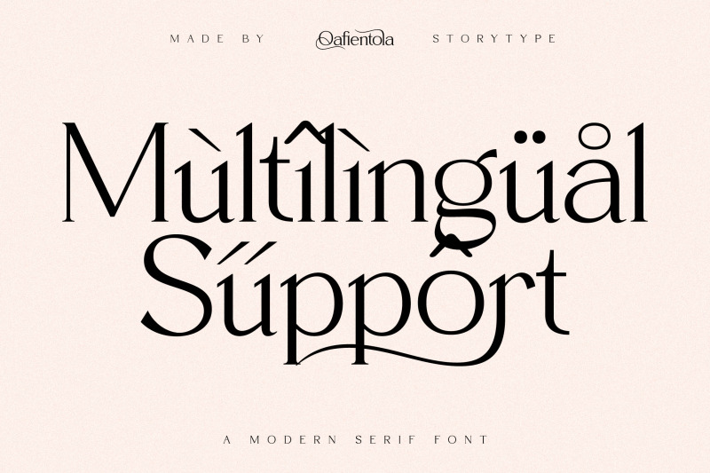 qafientola-typeface