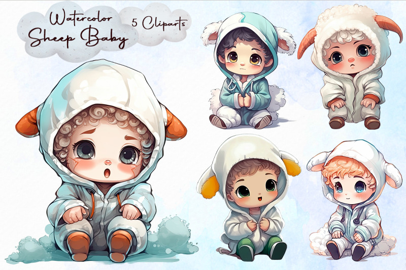 watercolor-sheep-baby-bundle