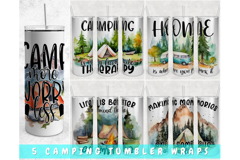 camping-quotes-tumbler-wraps-bundle-20-oz-skinny-tumbler-camper-wraps