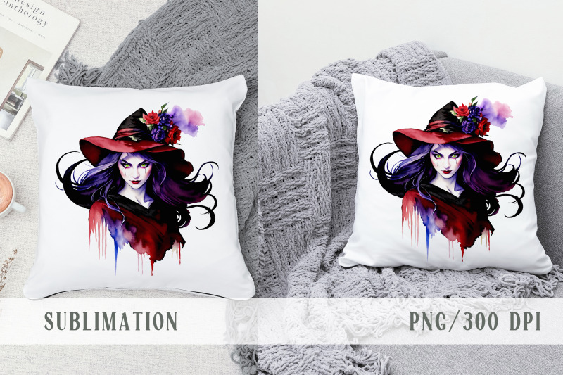 cute-watercolor-witch-png-clipart-halloween-sublimation