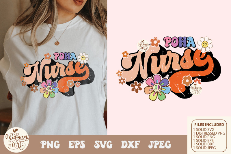 retro-poha-nurse-floral-svg-png-sublimation-distressed-png