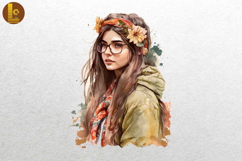 beautiful-hippie-girl-watercolor-12