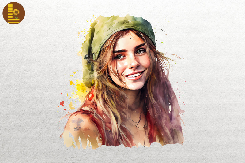 beautiful-hippie-girl-watercolor-15