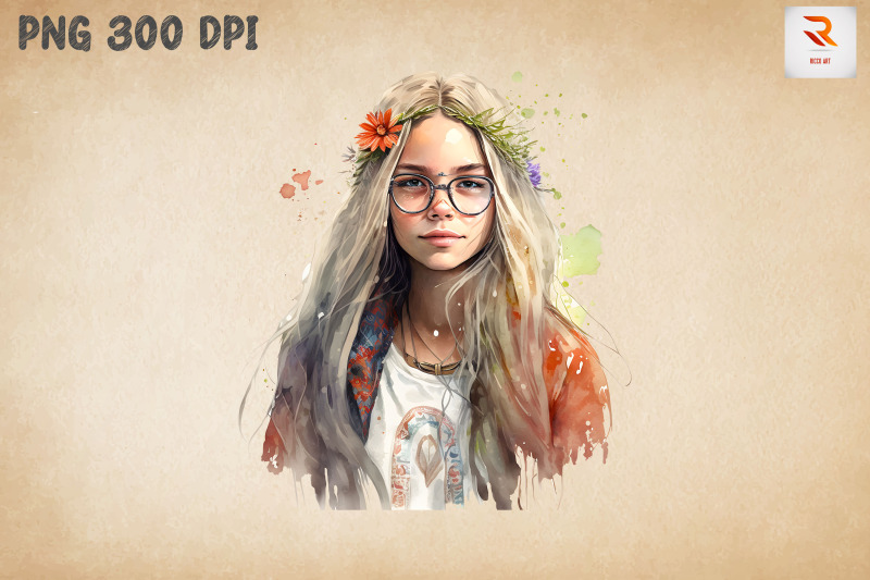 pretty-hippie-girl-watercolor-15