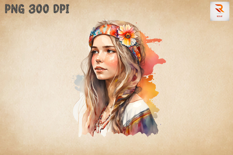 pretty-hippie-girl-watercolor-17