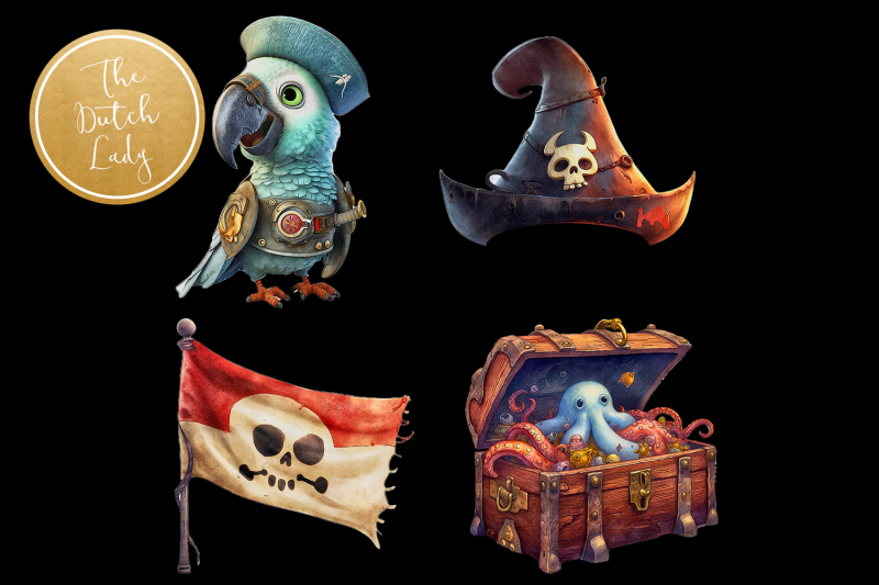 pirates-of-the-seven-seas-clipart-set