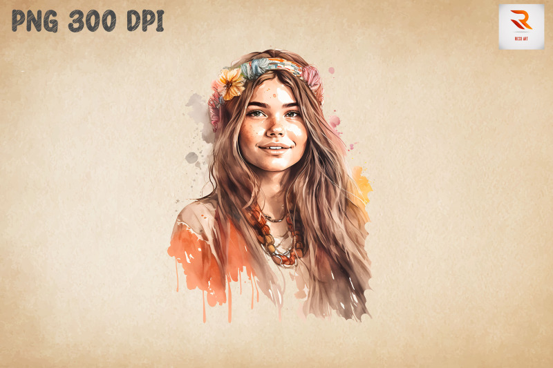 pretty-hippie-girl-watercolor-20