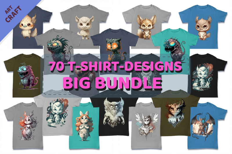 big-bundle-t-shirt-designs-fairytale-fantasy-characters