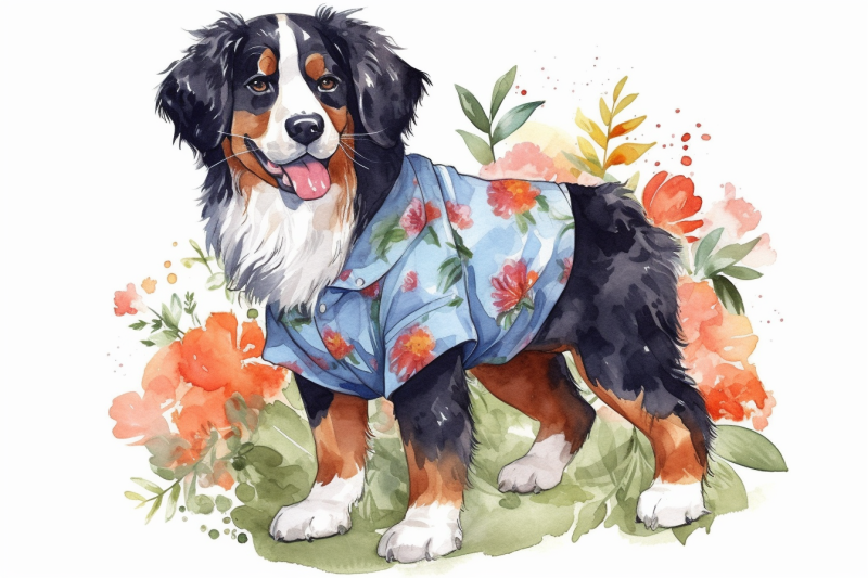 cute-bernese-mountain-dog-summer-collections