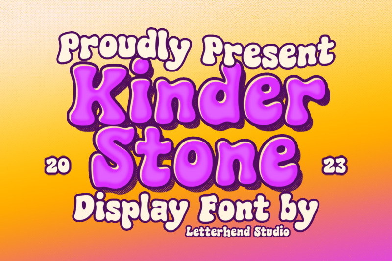 kinder-stone-display-font