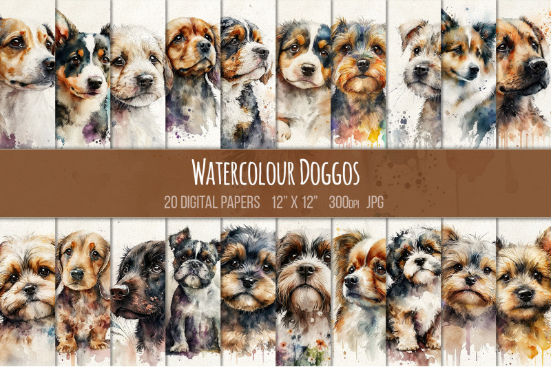 watercolour-doggos-20-digital-papers