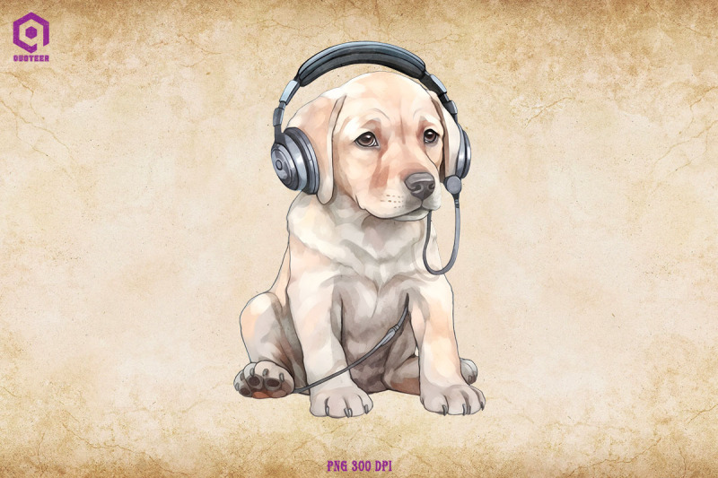 labrador-retriever-wearing-headphone