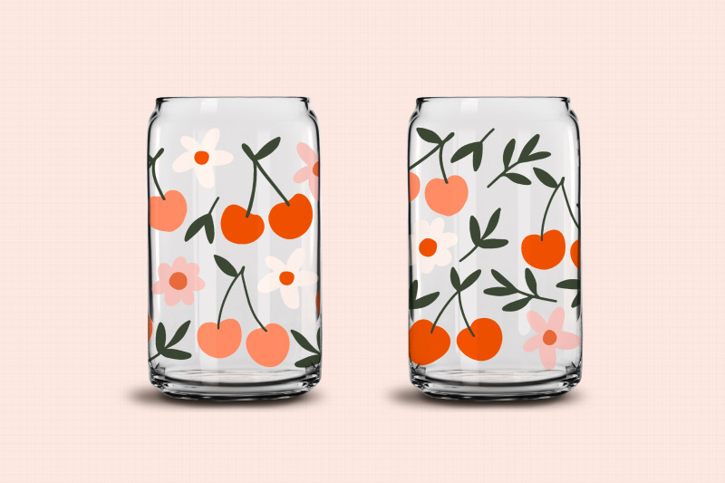 cherry-svg-floral-svg-glass-can-svg-libbey-wrap-summer-wrap-16oz-libbey-can-glass-full-glass-can-wrap-coffee-can-glass-spring-wrap