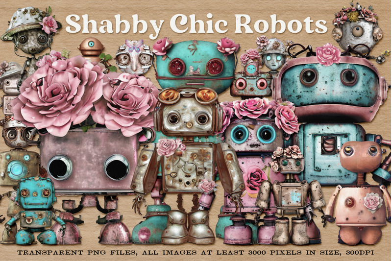 cute-shabby-chic-robots
