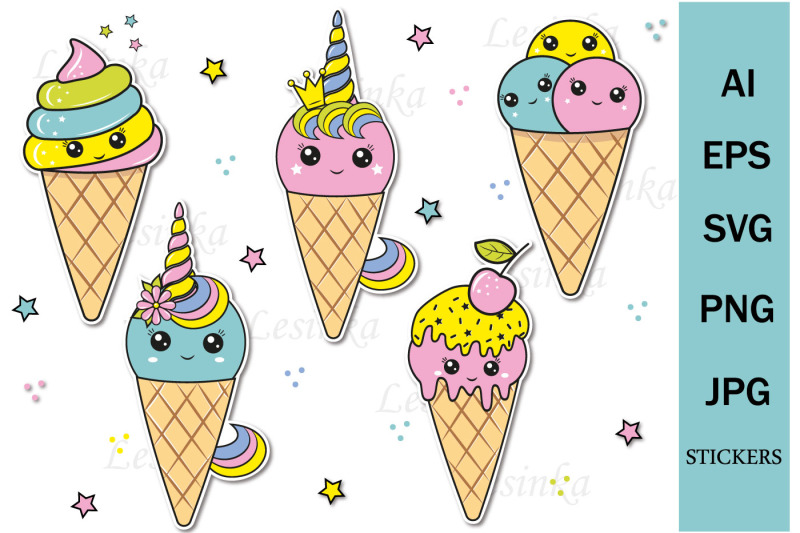 dessert-ice-cream-kawaii-stickers-for-printing-cricut