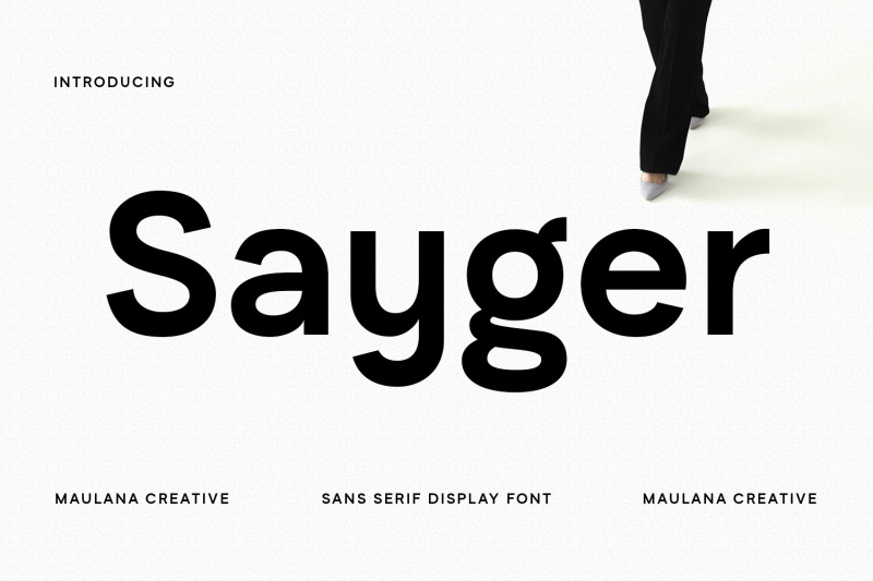 sayger-sans-font