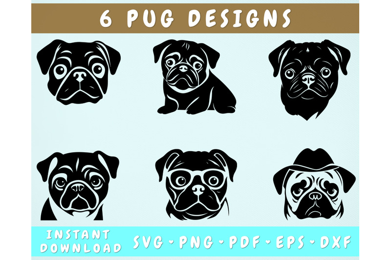 pug-svg-bundle-6-designs-pug-png-pug-clipart-pug-in-glasses-svg