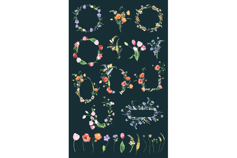 watercolor-floral-digital-border-frames-wreaths-and-bouquets-spring