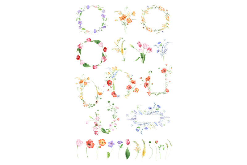 watercolor-floral-digital-border-frames-wreaths-and-bouquets-spring
