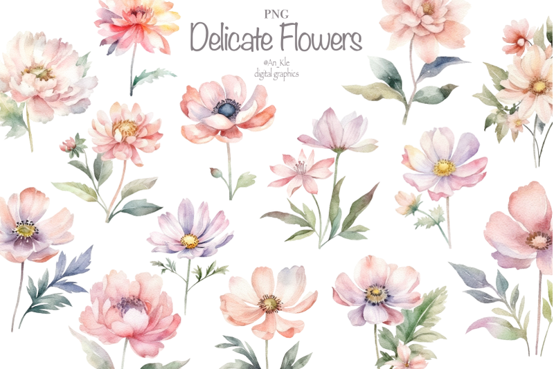 delicate-pastel-flowers-watercolour