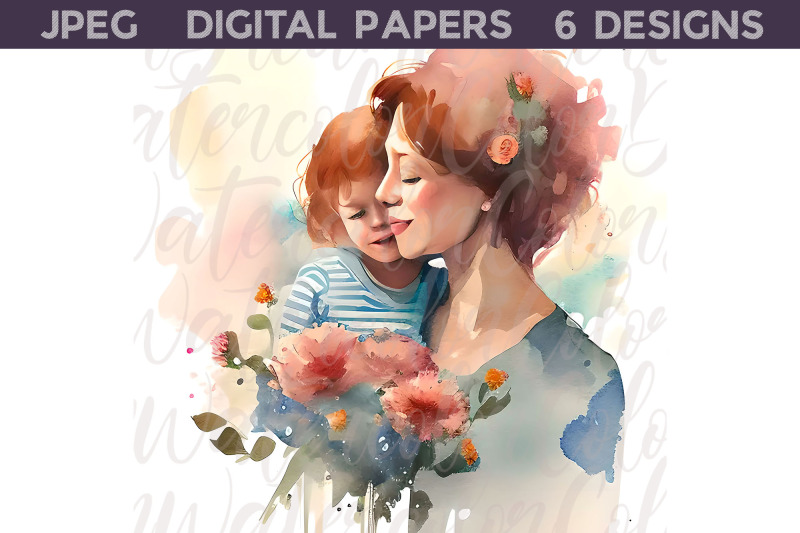 mothers-day-digital-papers