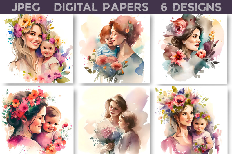 mothers-day-digital-papers