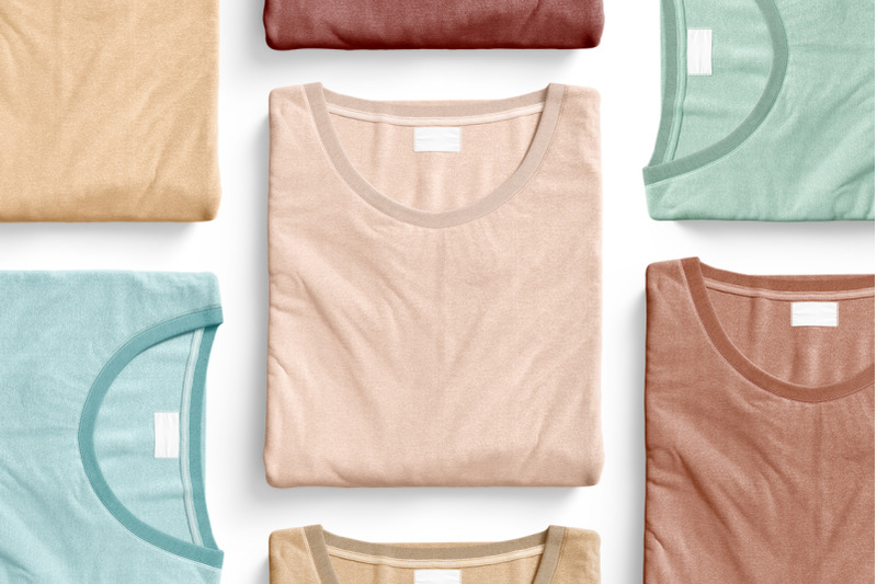 folded-t-shirt-mockups