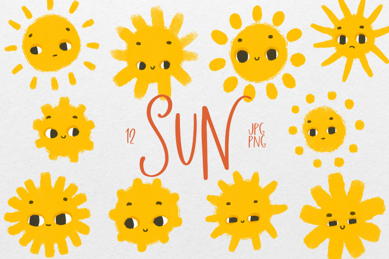 cute-hand-drawn-smiling-suns