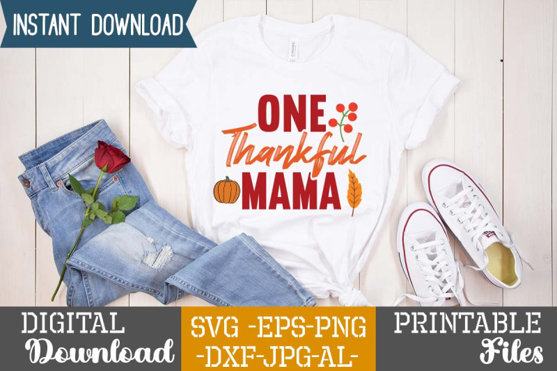 one-thankful-mama-svg-cut-file