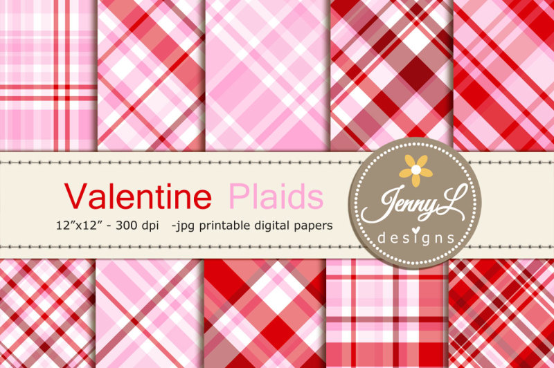 valentine-plaid-digital-papers