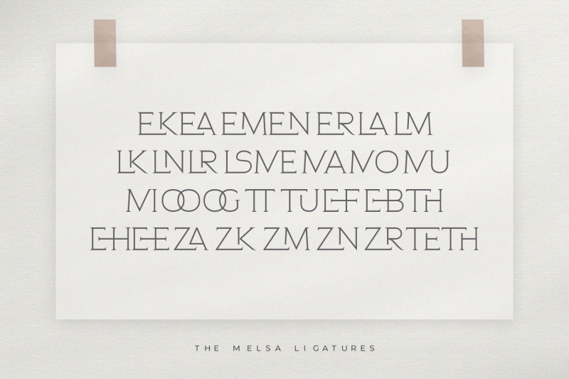 the-melsa-modern-ligature-sans