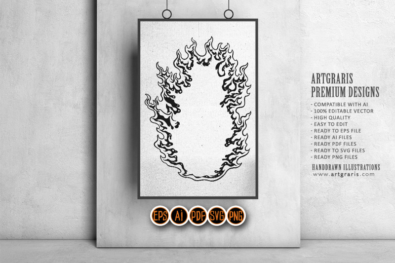 blazing-flaming-fire-effect-illustrations-silhouette