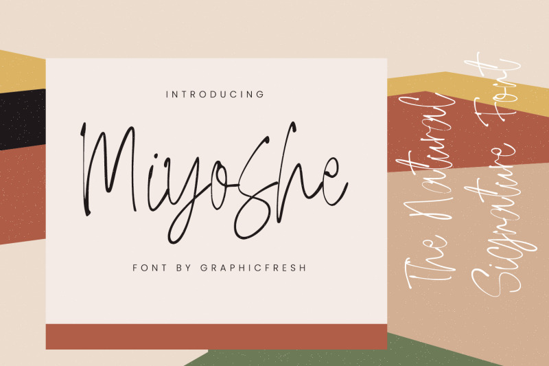 miyoshe-the-natural-signature-font
